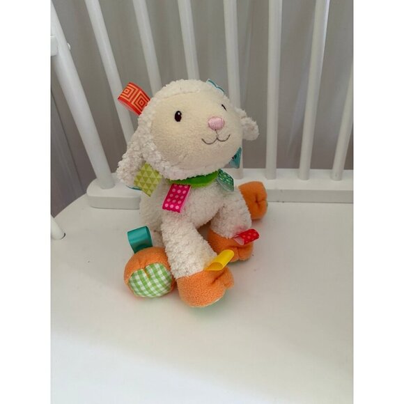 Taggies Sherbert Lamb Plush Baby Toy - Picture 1 of 6